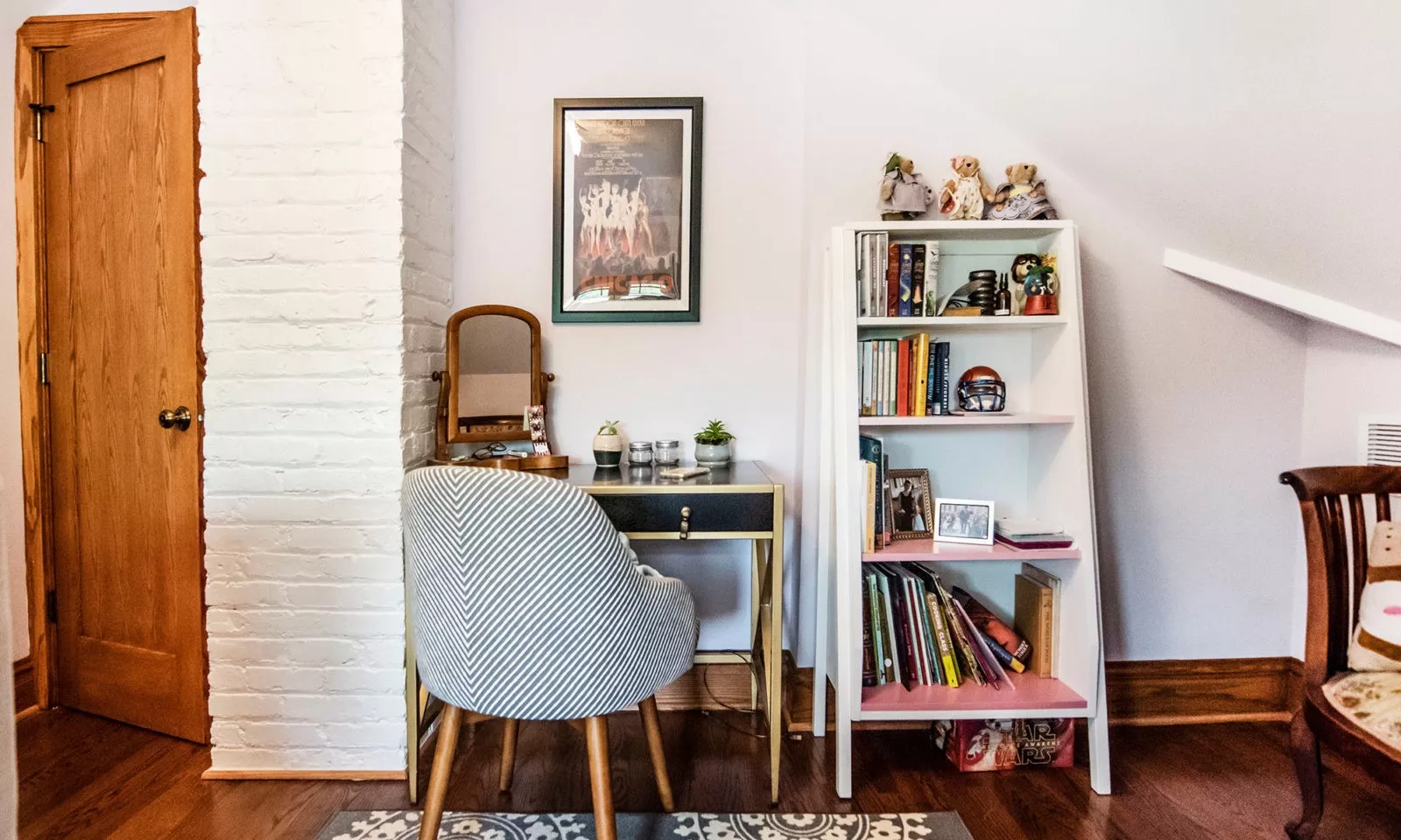 bedroom makeup table at brookfield illinois dormer addition