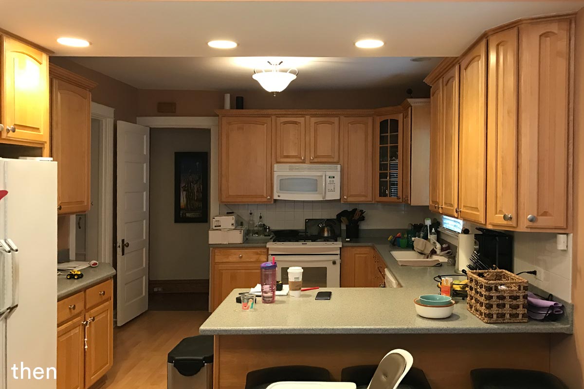 liv companies before kitchen remodel light cabinets dark lighting white refrigerator