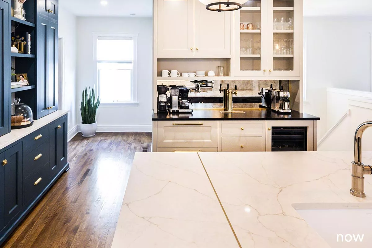 liv companies interior view of luxury kitchen remodel in la grange