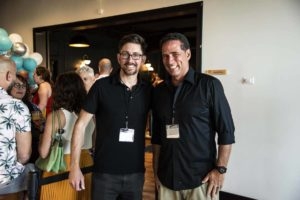LivCo Co-founders Dave Pollard (left) & Russ Head (right) at Ten Year Anniversary Party at The Elm