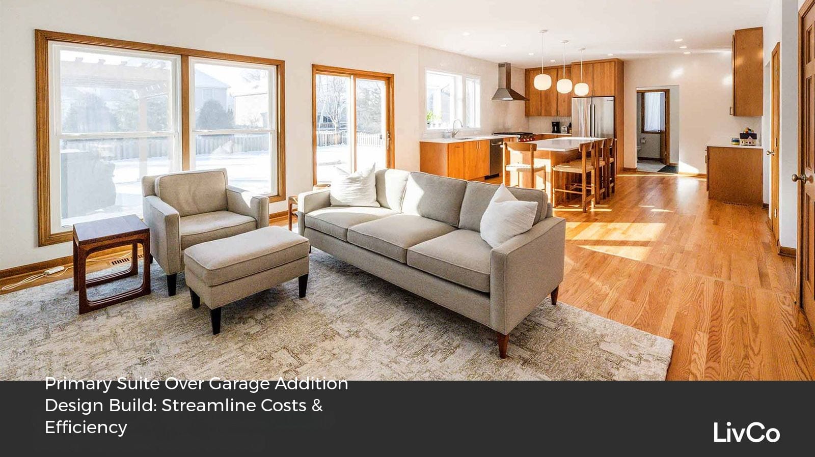 primary suite over garage addition design build