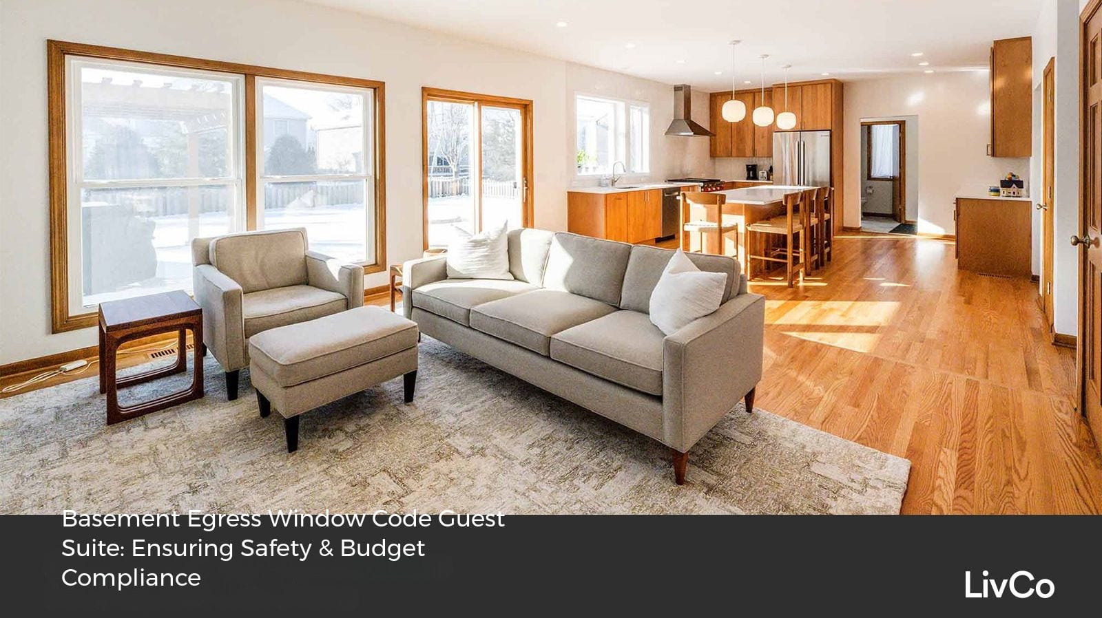 basement egress window code guest suite